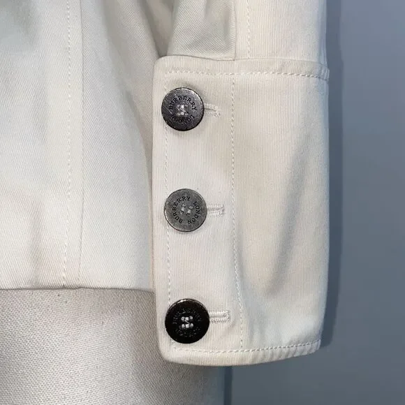 Burberry Cream High Neck SideโButton Jacket - Picture 9 of 16